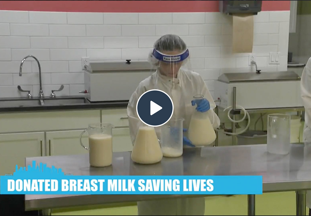 Donated Breast milk saving lives video